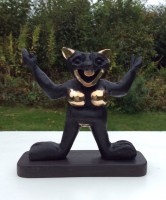 Kattemor - bronze 13 cm